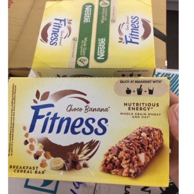 Combo 16 Thanh Ngũ Cốc Nestle Fitness Vị Chuối Socola