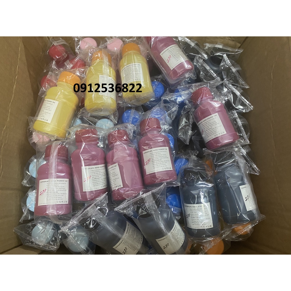Mực Pigment UV Epson 6 màu-Mực dầu Epson