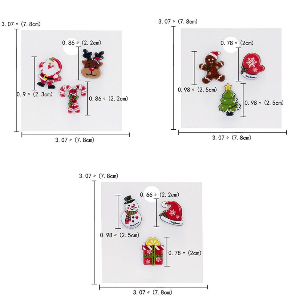 Ghim Cài Áo Họa Tiết Giáng Sinh Hoạt Hình Dễ Thương Bắt Mắt