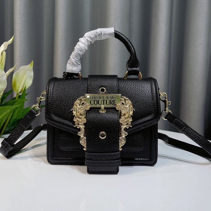 Túi xách đeo chéo nữ VER** JE**NS da sần chuẩn xịn [Clip Shop]