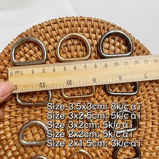 Khoen D Phụ Kiện Túi Đủ Size (2 cái)