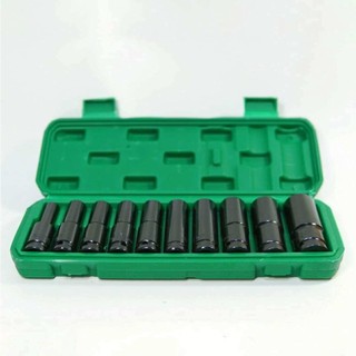 Bộ đầu khẩu dài 10 cái các loại 1/2