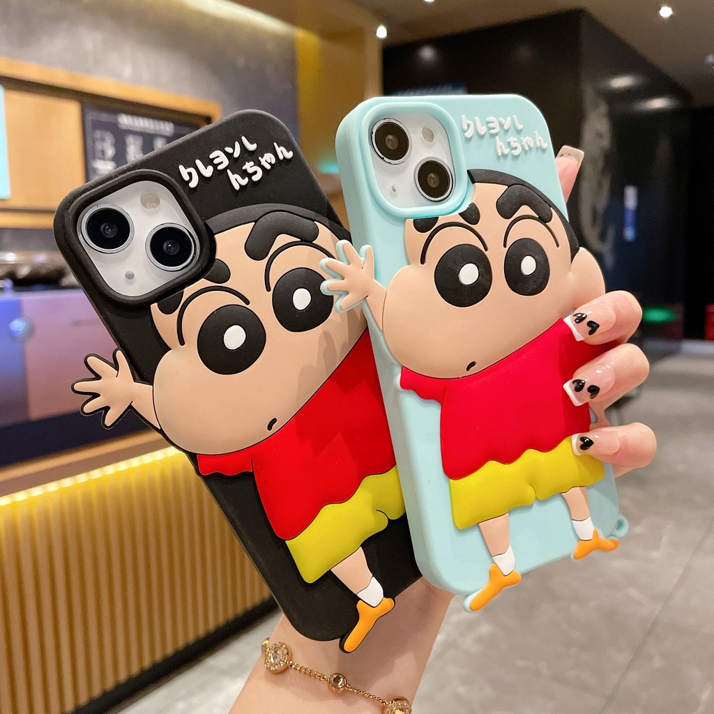 Ốp Điện Thoại Silicon Hình xiaoxin 3D Cho iphone 14 13 12 11 pro x xr xs max 6 6s 7 8 plus se 2020