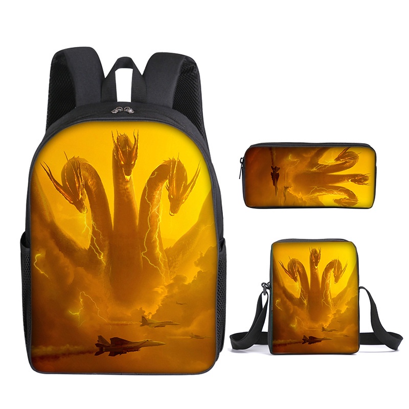 Ba Lô Đi Học In Hình Godzilla vs Kong Cho Bé