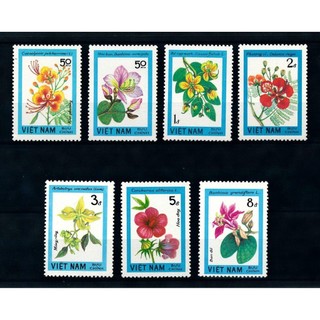 [40] Tem sưu tập MS 435 Tem CTO Việt Nam Hoa rừng 1984 (7 tem).