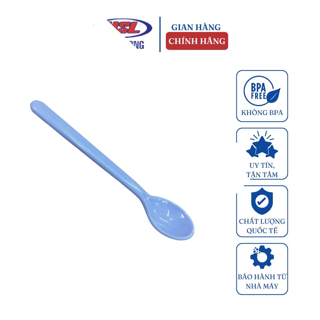 Thìa Phíp 49 - 2549 SONG LONG Nhựa PP Nguyên Chất Bền Đẹp An Toàn Vệ Sinh Màu Sắc Đa Dạng Túi 20 Cái