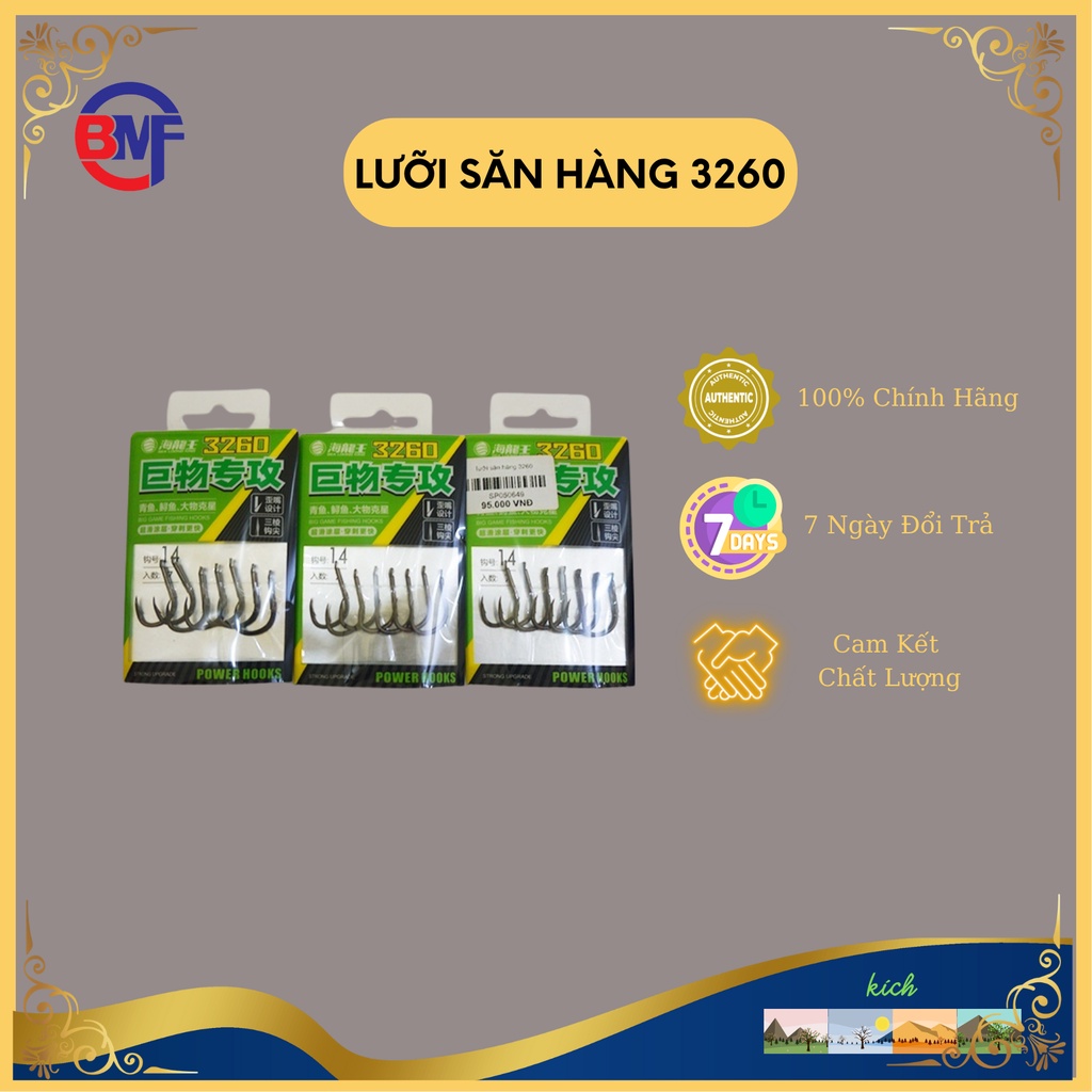 Lưỡi Săn Hàng SIÊU THỊ ĐỒ CÂU BMF MARUTO Có Ngạnh Sắc Bén Dễ Dàng Thao Tác BMFLC04