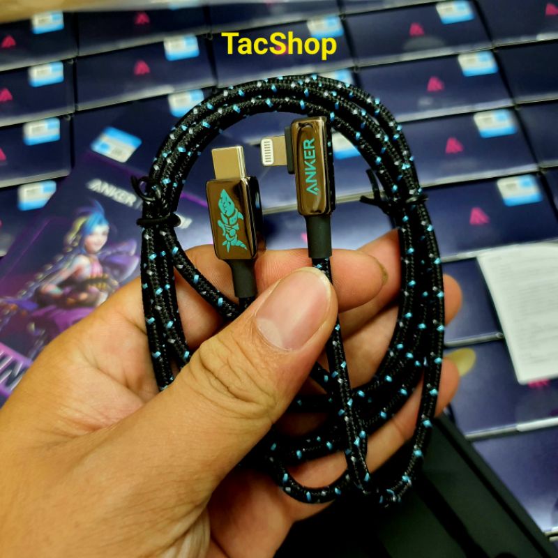 Cáp sạc nhanh PD 60W Anker A9544 Type C To L phiên bản Liên Minh Huyền Thoại