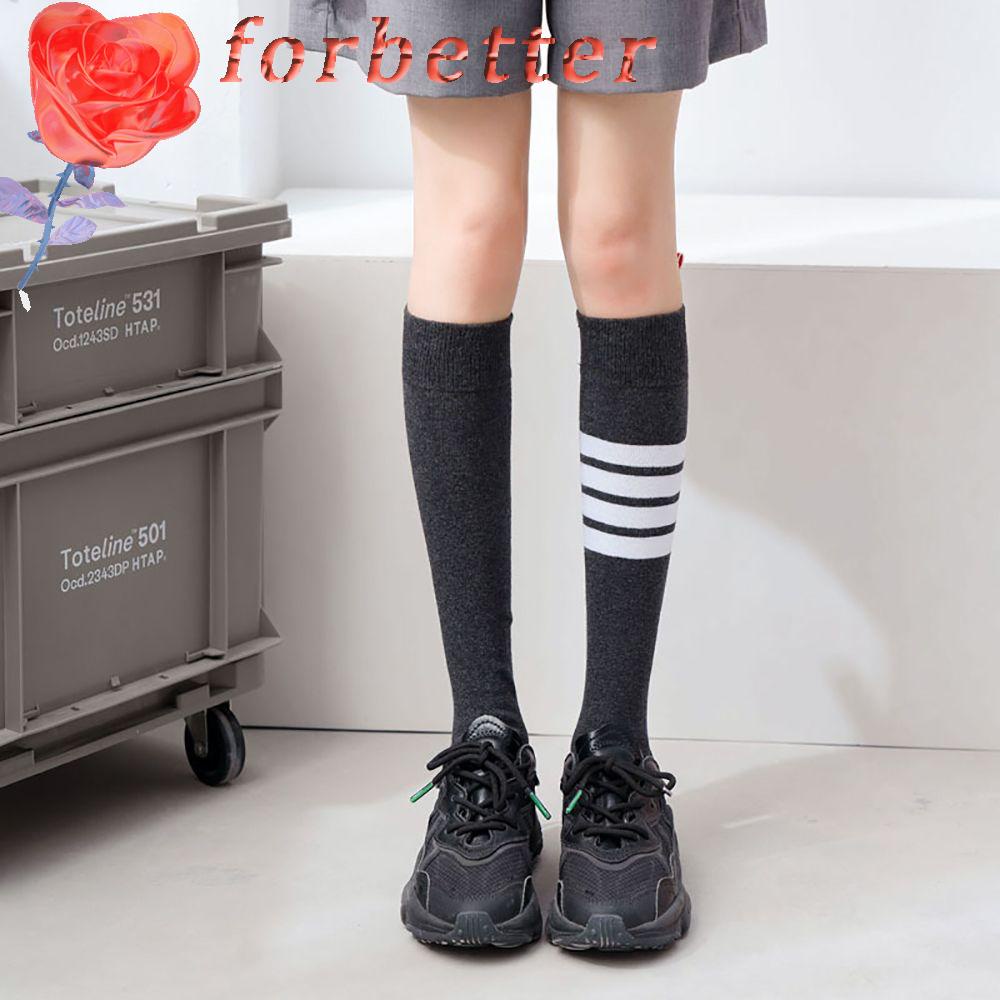 Đôi vớ dài qua gối co giãn họa tiết kẻ sọc dễ thương gợi cảm cho nữ