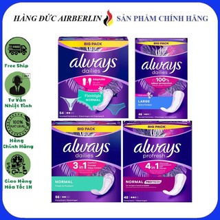 Băng vệ sinh always dailies-nội địa đức