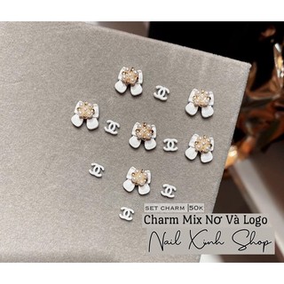[ Mới ] Set charm nơ mix + charm logo