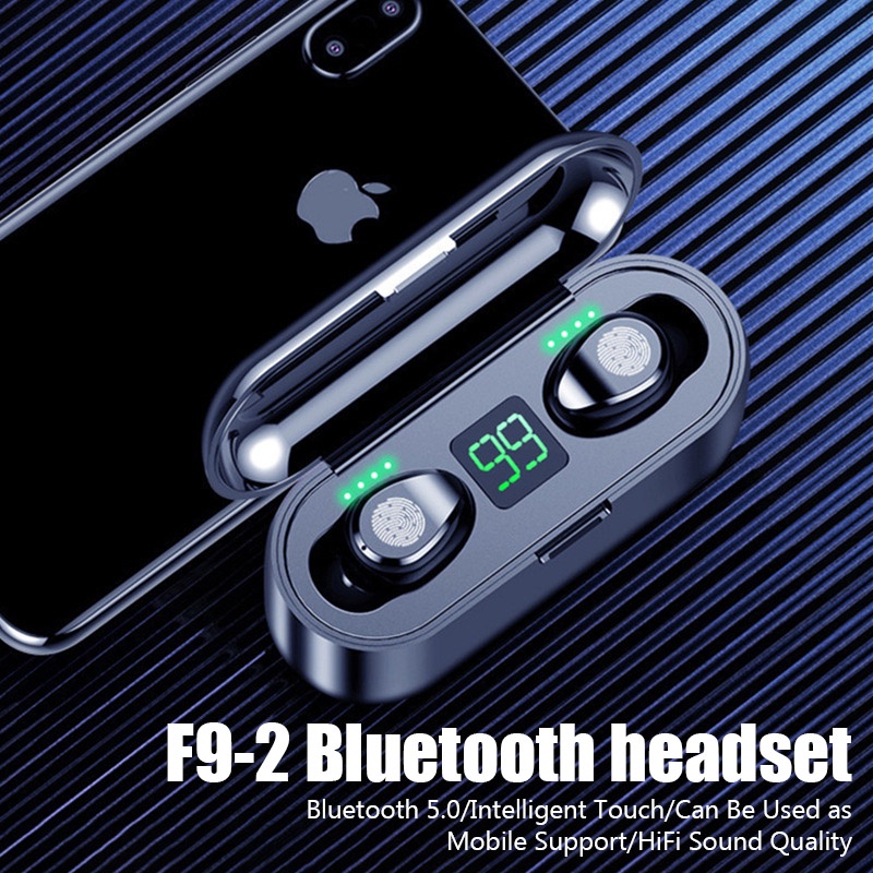 Tai Nghe Bluetooth Không Dây Nhét Tai F9-2 tws