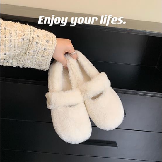 Giày Búp Bê Mary Jane Đế Bằng Thiết Kế Dễ Thương Cho Nữ