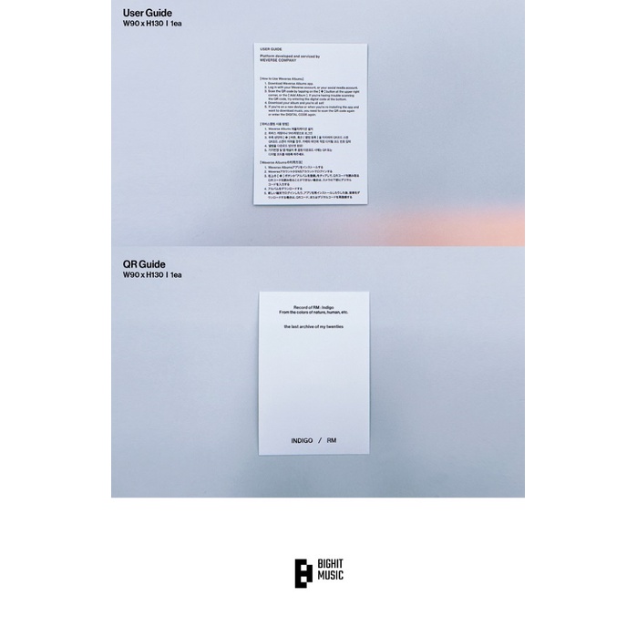 RM  - 'Indigo' Postcard Edition