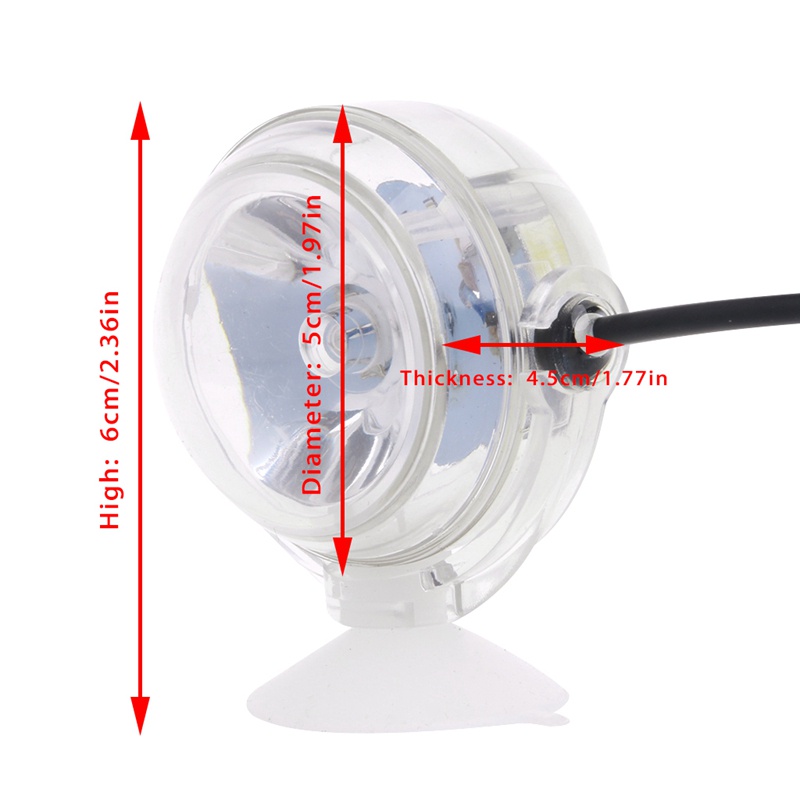 Đèn LED chiếu sáng dưới nước tiện lợi dành cho hồ cá