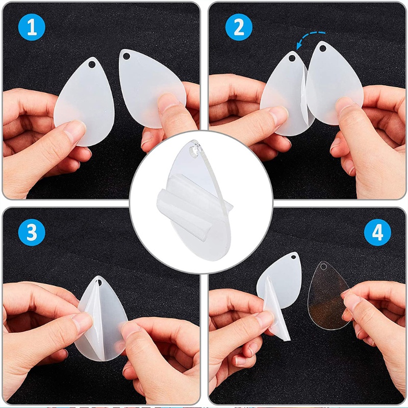 Bộ 168 Món Dụng Cụ Làm Bông Tai Diy Bằng Acrylic