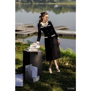 Váy bổ mảnh phối cổ 2 ve D.CHIC MS: 2813193