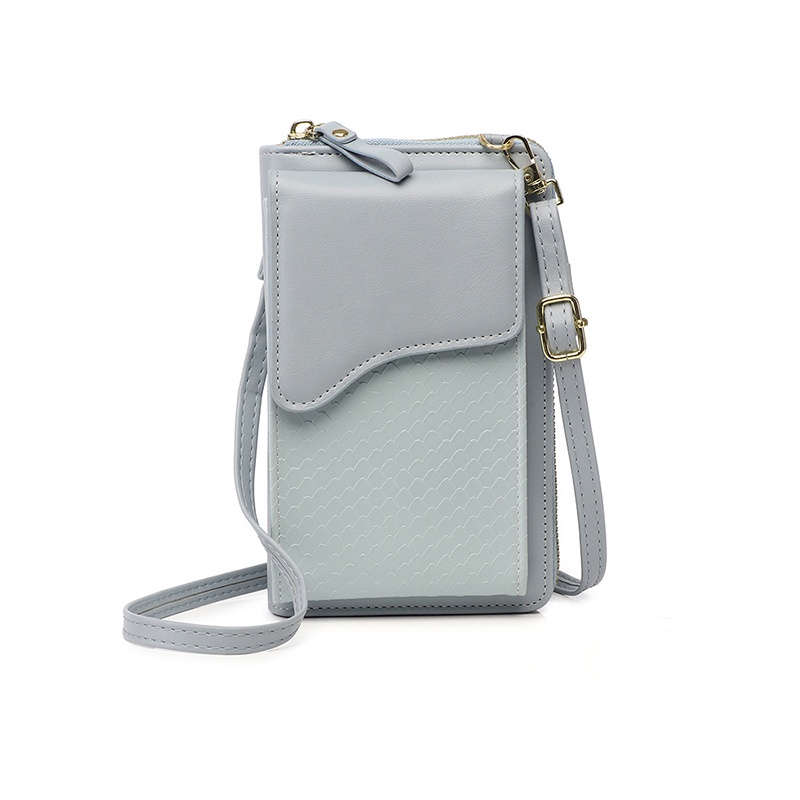 Túi Đeo Chéo Dệt Có Khóa Kéo Thời Trang Cho Nữ