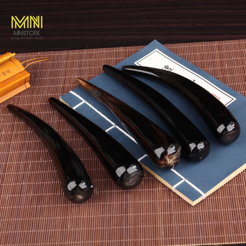 Cây massage sừng ngọn trơn day ấn huyệt kích thước 14-20cm  massage toàn thân,giảm sưng giúp tuần hoàn máu