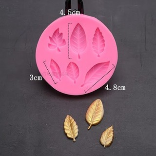 Khuôn silicon 4D 6 lá