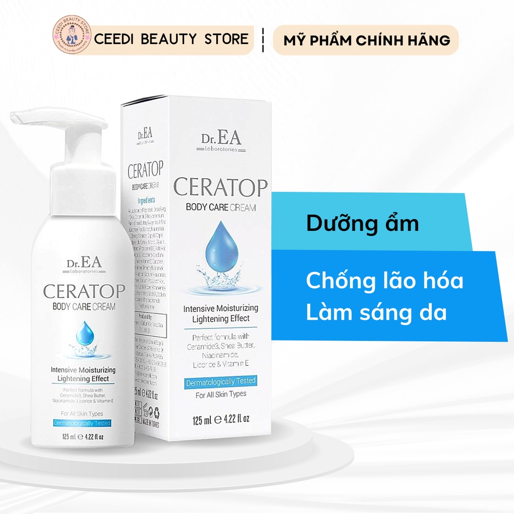 CERATOP BODY CARE CREAM - DƯỠNG ẨM SÂU 125ml