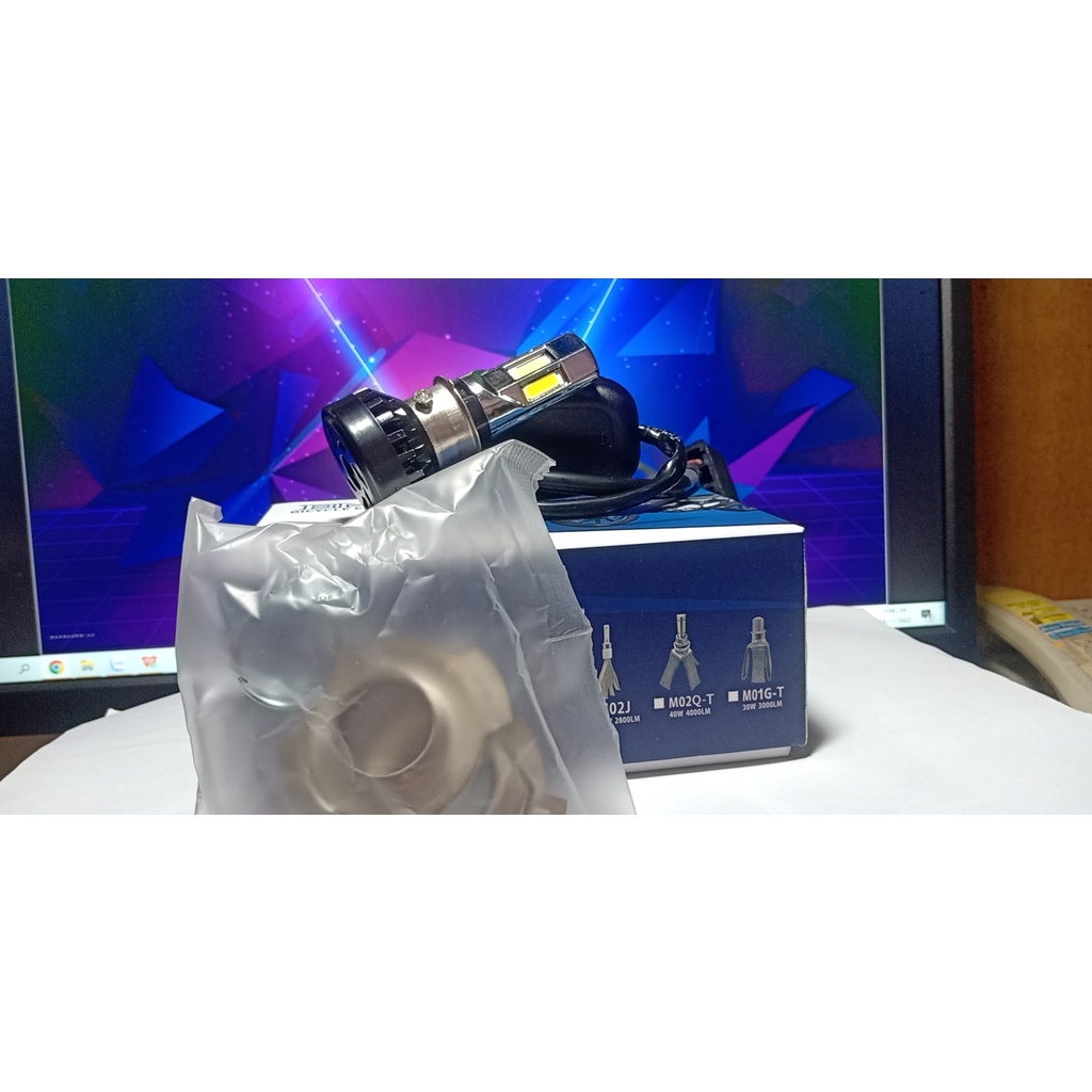 Đèn Pha Led Xe Máy 6 Tim BMA M02E 35w Siêu Sáng Tương Thích Với Nhiều Dòng Xe .Hàng Chính Hãng