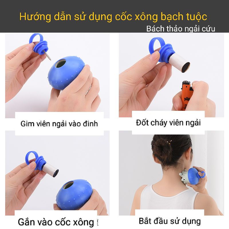Cốc xông ngải cứu.Cốc chườm ngải gốm cát tím cao cấp giữ ấm tốt, năng lượng.