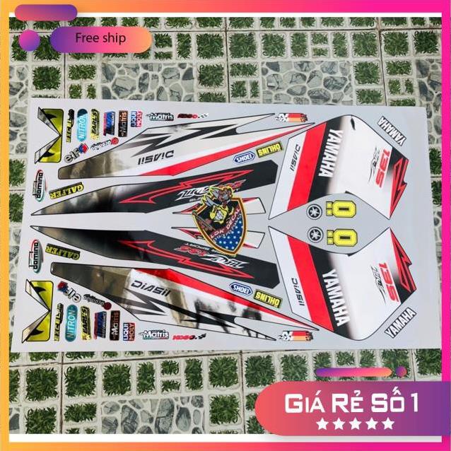 FREE SHIP + QUÀ TẶNG Tem rời Exciter 2010 Lc chất liệu Crom chính hãng cao cấp