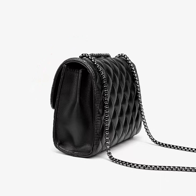 IELGY Túi Đeo Chéo Dây Xích Hình Thoi Thời Trang Cho Nữ