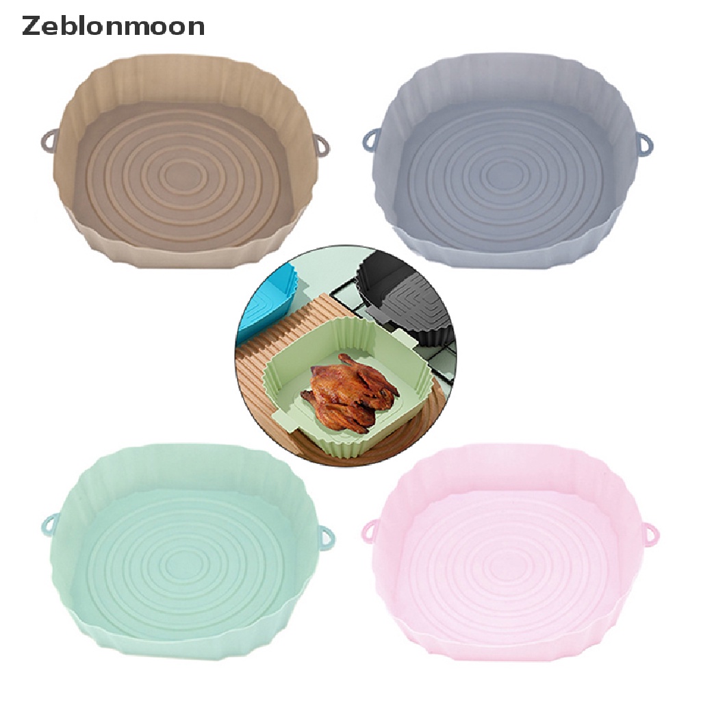 Khay Tròn 21cm Bằng Silicone Lót Nồi Chiên Không Dầu