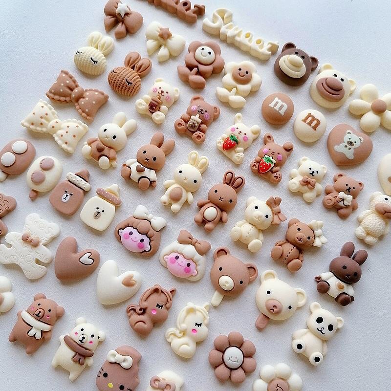 Charm Socola Nhiều Mẫu Làm Phụ Kiện Tóc, Kẹp Tóc, Dán Điện Thoại, Bình Nước, Máy Tính….