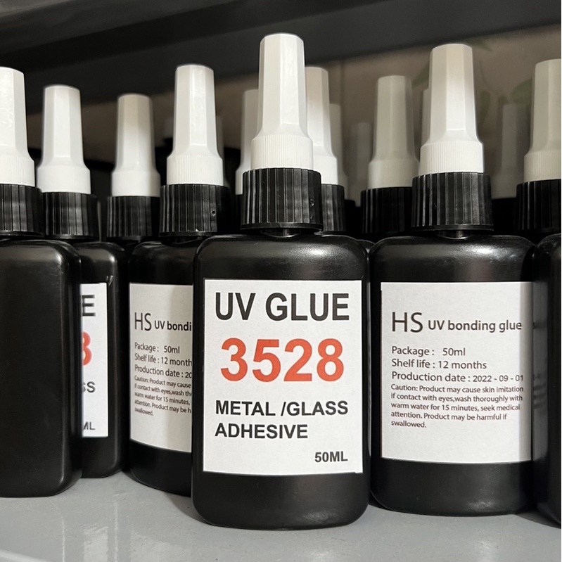 Keo UV 3528 Dán kính - Thuỷ Tinh - Fale - Mica Trong Suốt 10g