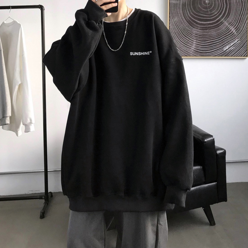 Áo Sweater Nam Nữ SUNSHINE Form Rộng Unisex Tay Bồng Chất Nỉ Bông Hàng Xuất Dày Đẹp Không Bai, Không Xù AN03 G22store
