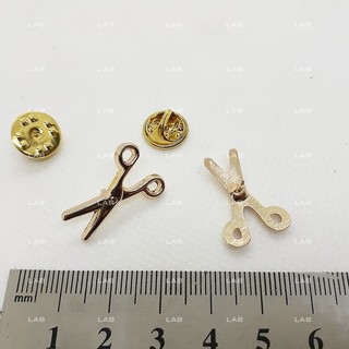 Pin cài áo - Scissors chiếc kéo (kèm đế) #0209