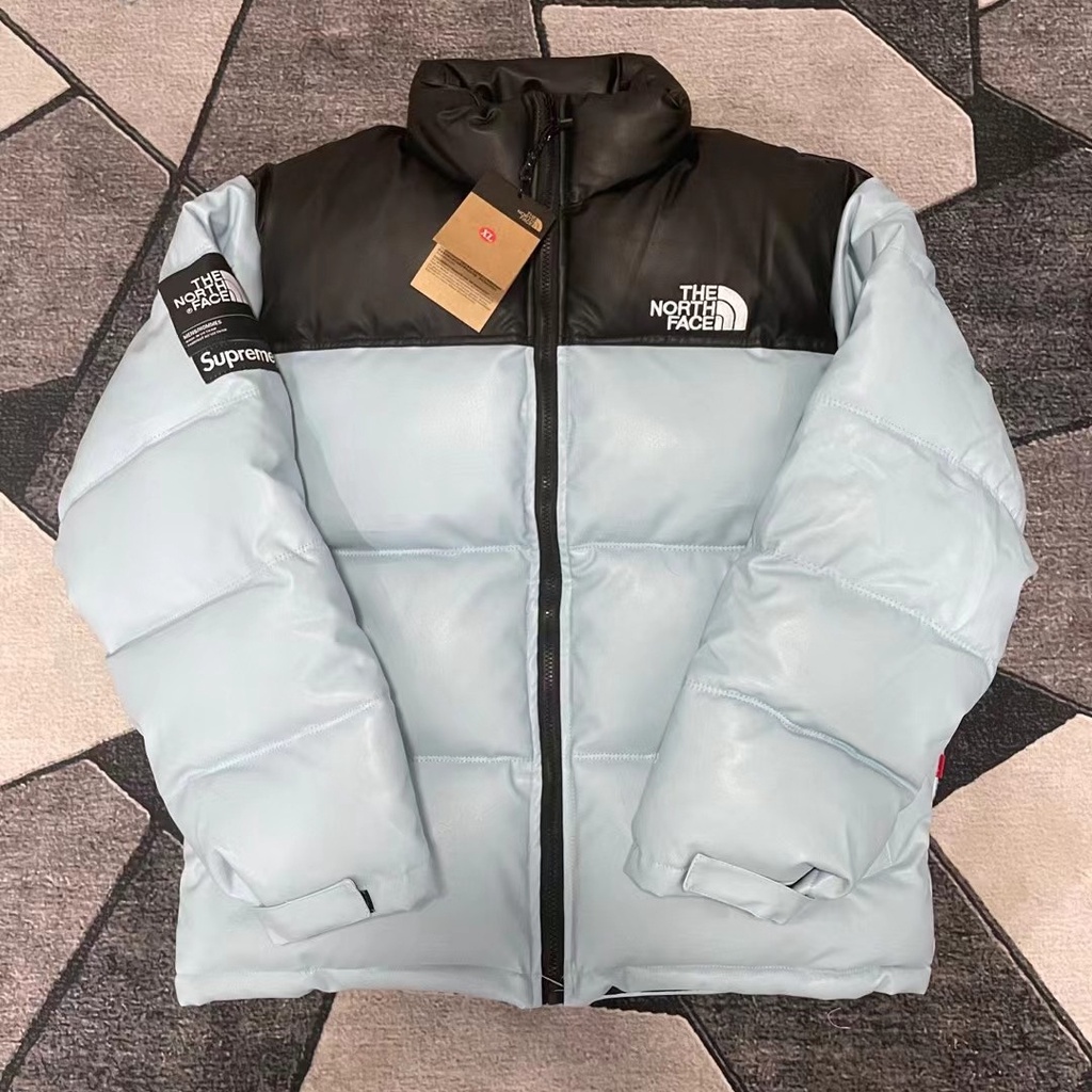 Áo Khoác Da Chống Gió Cổ Đứng Supreme X THE NORTHFACE 17FW Cho Nam Và Nữ