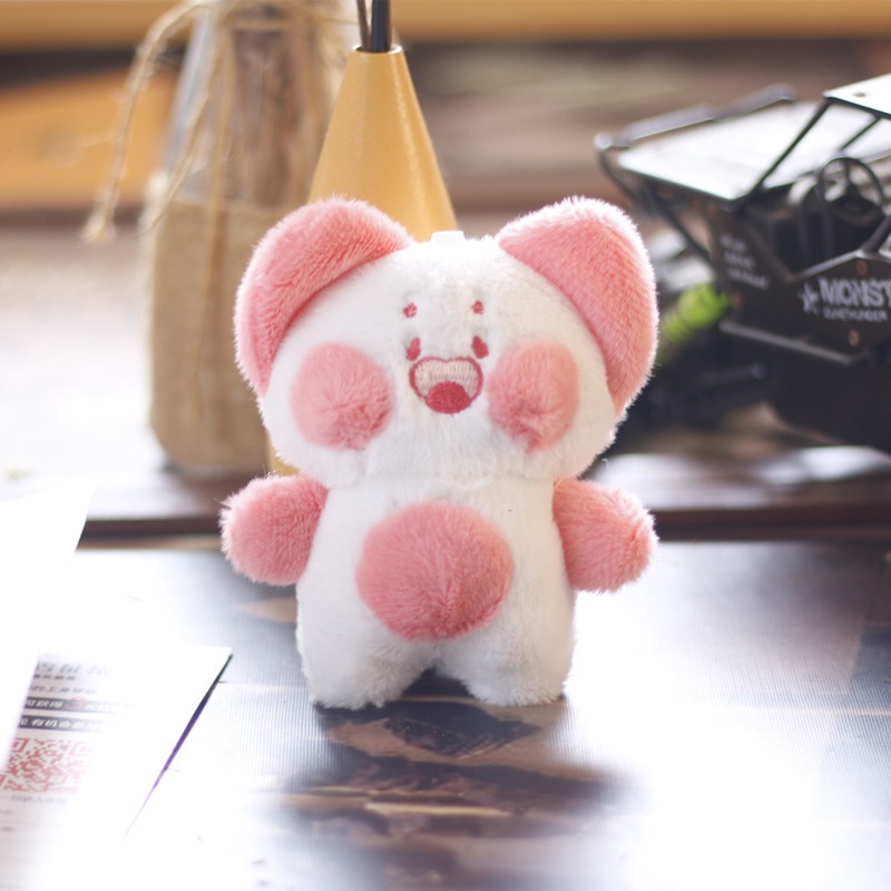 Móc Khóa Hình Mèo Nhồi Bông Dễ Thương 12cm