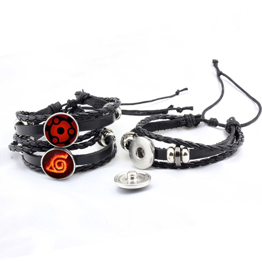 Vòng Đeo Tay Mô Hình Nhân Vật NARUTO Akatsuki Sharingan Uzumaki Kakashi Đám Mây Đỏ Cá Tính Dành Cho Trẻ Em