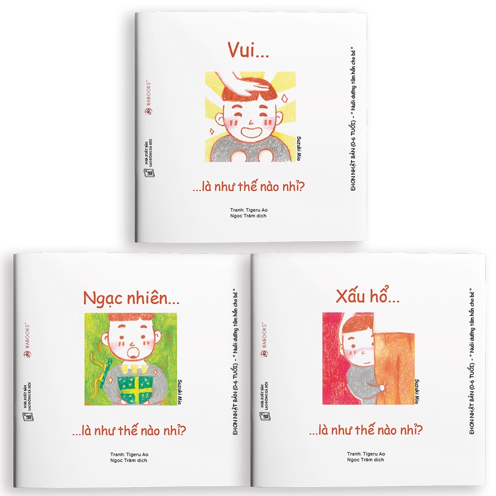 Sách Ehon Điều kì diệu Cảm xúc Ehon Nhật Bản dành cho bé từ 0 6 tuổi