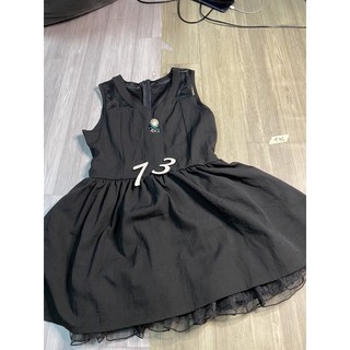2hand đầm đen kiểu eo 73cm mã 176