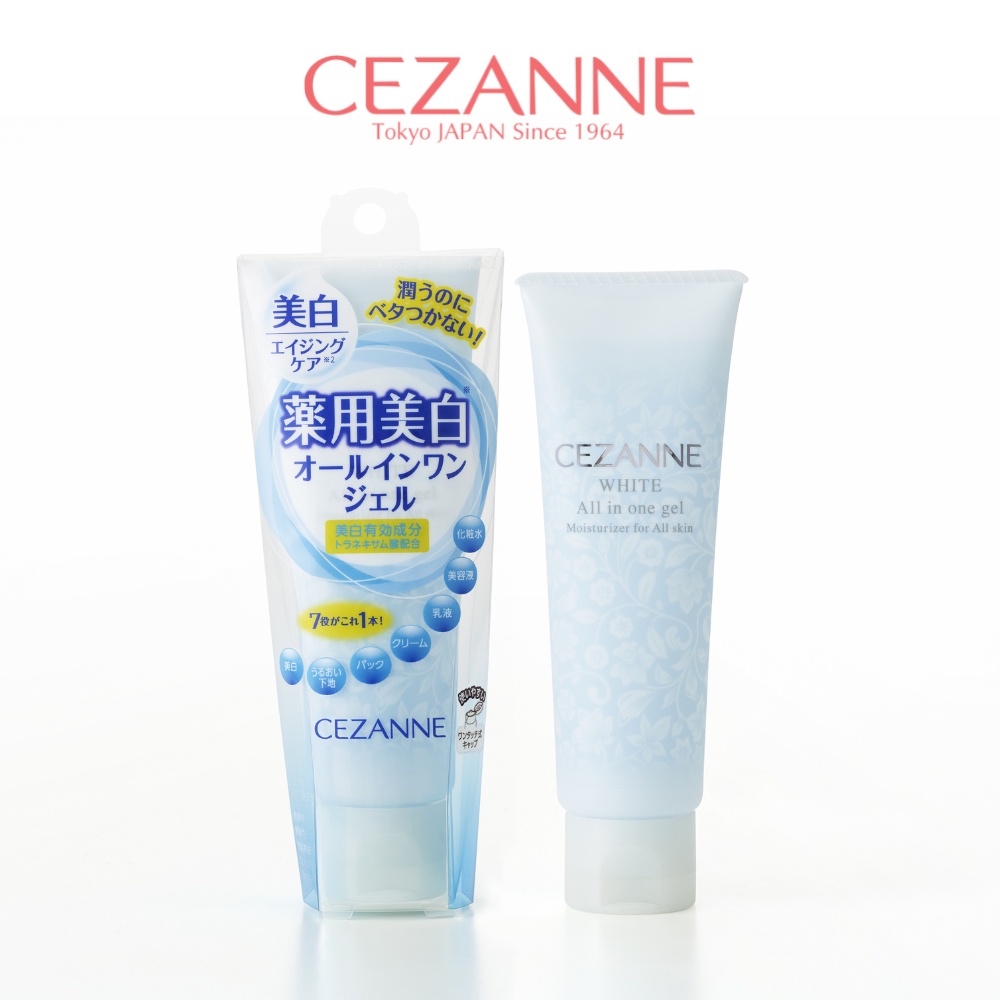 Kem dưỡng ẩm và trắng da Cezanne Moisture Whitening Gel Nhật Bản 80g