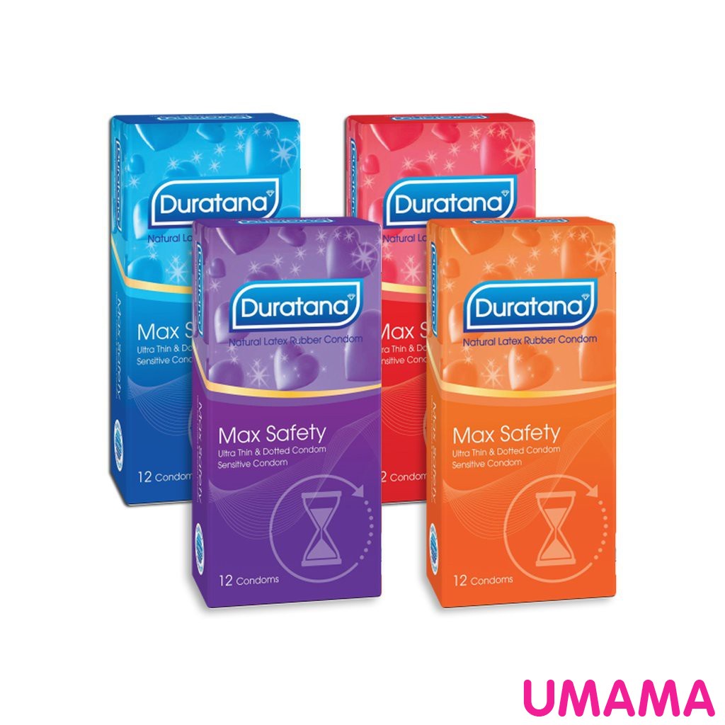 Bao cao su Duratana - giao hàng kín đáo, che tên - bcs gân gai siêu bôi trơn Hộp 10 chiếc