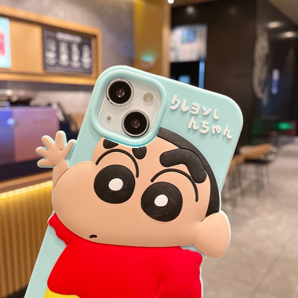 Ốp Điện Thoại Silicon Hình xiaoxin 3D Cho iphone 14 13 12 11 pro x xr xs max 6 6s 7 8 plus se 2020