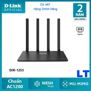 D-link dir-1253 - bộ phát wi-fi ac1200 gigabit port mu-mimo chính hãng