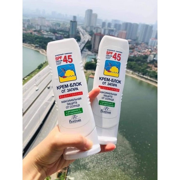 Kem Chống Nắng Floresan SPF 45, Kem Chống Nắng Dưỡng Da Hàng Nga (125ml)