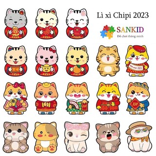 Lẻ 1 chiếc lixi chibi phản quang