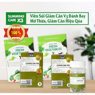 Viên Thảo Mộc Giảm cân Slimming Care X3 Siêu Mạnh