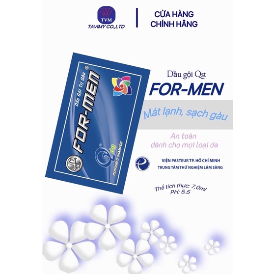 Combo 200 gói dầu gội FOR MEN giá rẻ dùng cho khách sạn, nhà nghỉ