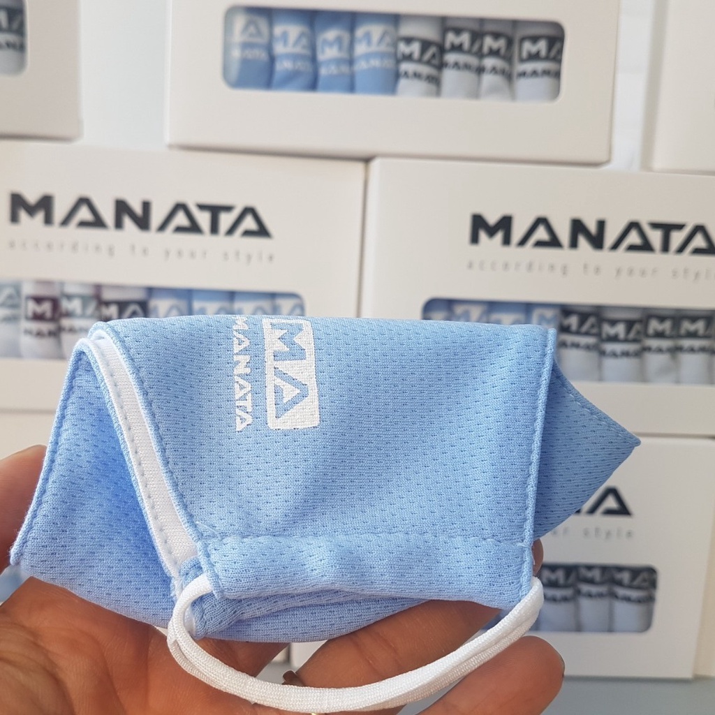 Set 5 Khẩu Trang Vải Kháng Khuẩn MANATA