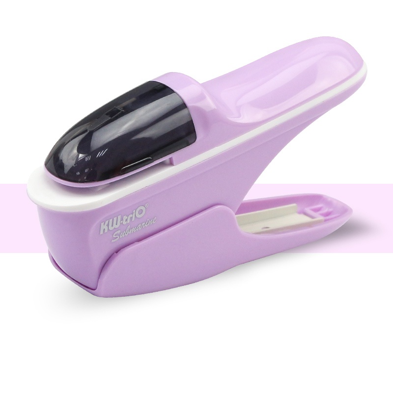 Dụng Cụ Dập Ghim Cầm Tay Mini An Toàn Không Cần Bấm Ghim 7 Tờ Sức Chứa Lớn Cho Văn Phòng Trường Học