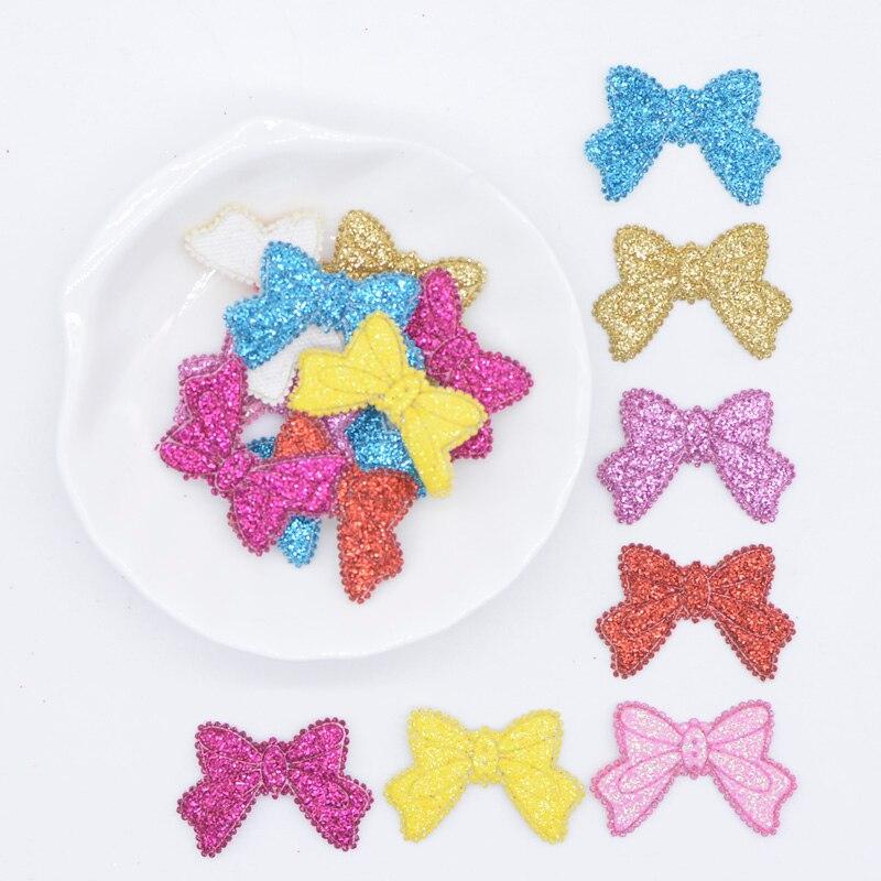 Bộ 80 Miếng Da Thắt Nơ 3CM Tự Làm Đồ Thủ Công